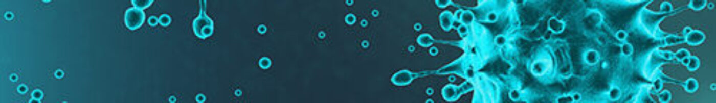 Coronavirus disease COVID-19 outbreak. Microscopic view of a inf Coronavirus disease COVID-19 outbreak. Microscopic view of a inf